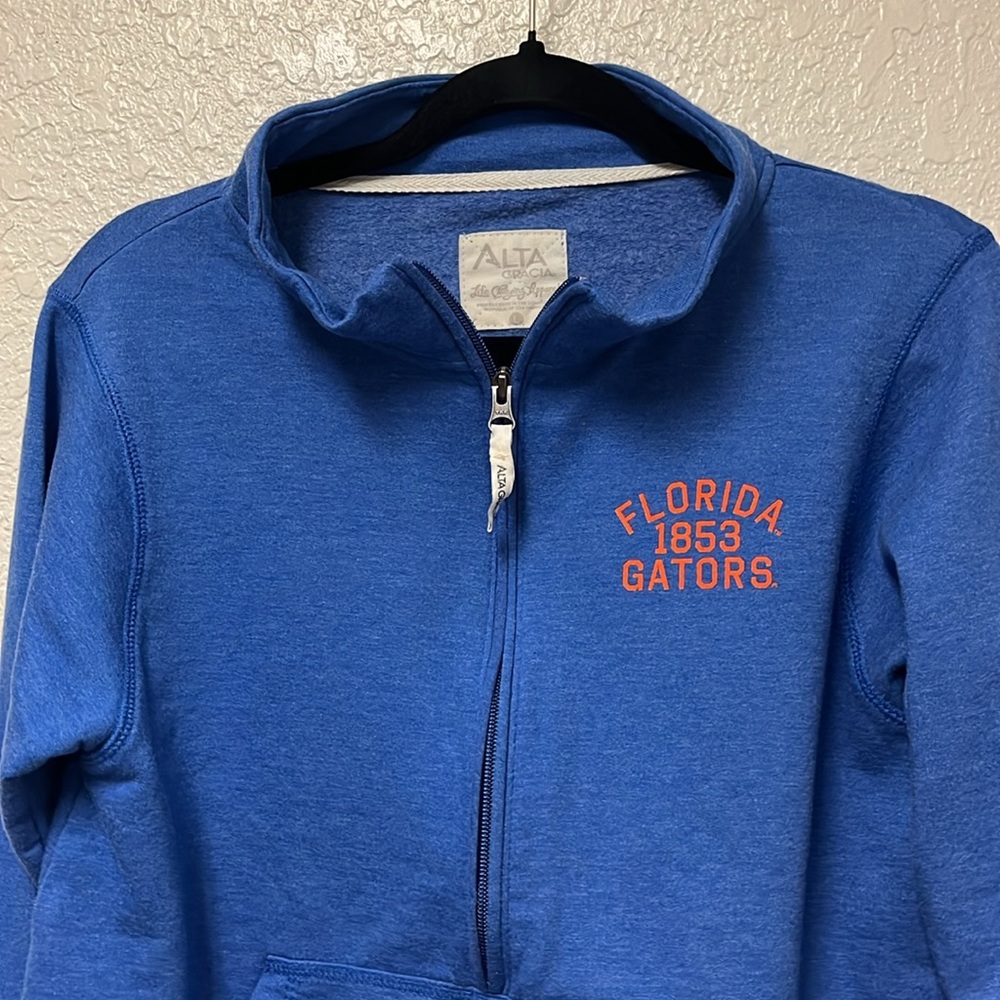 ALTA GRACIA University of Florida Pullover Sweatshirt 3/4 Zip Women Size Large - Picture 8 of 16